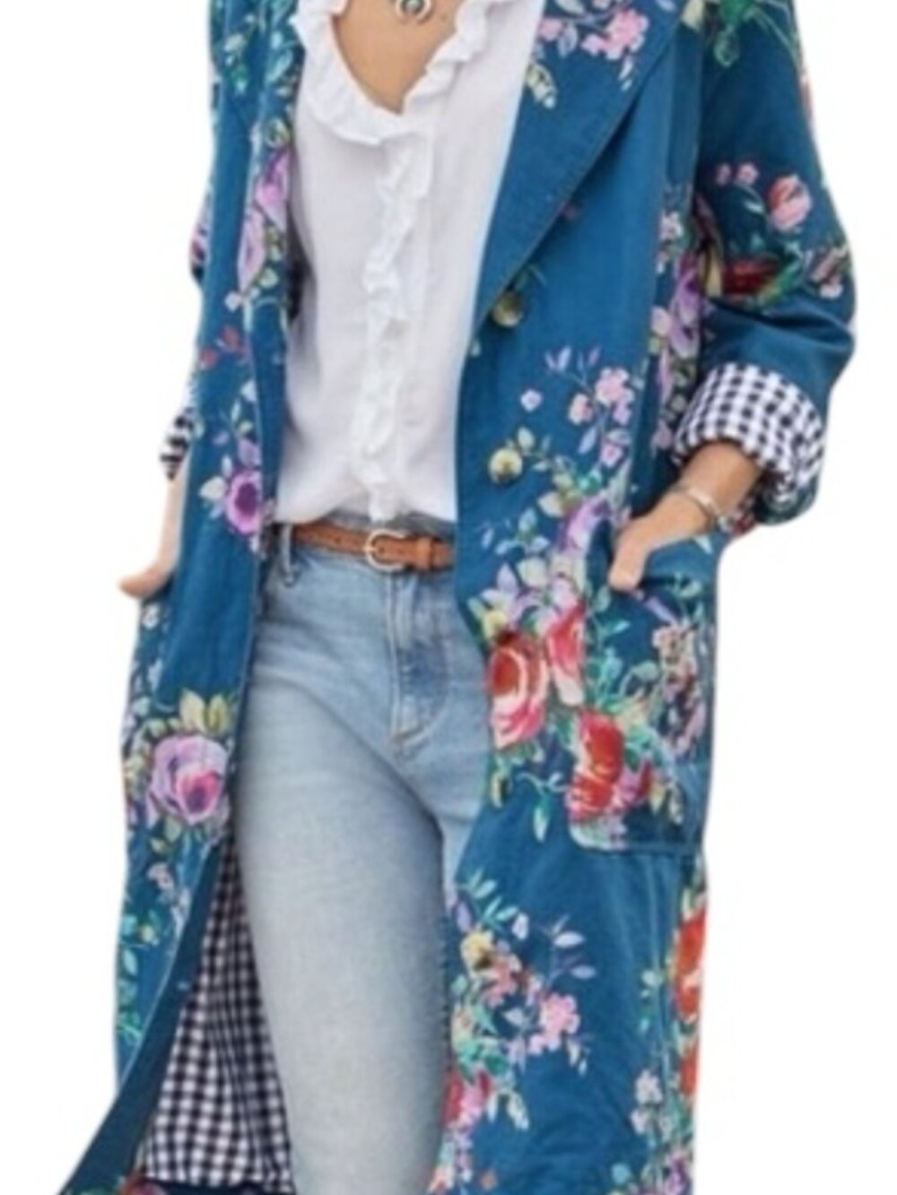 Sundance Royal Botanical Topper Coat Cotton NWOT  Size S